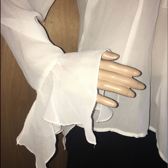 Gorgeous Sheer Ruffle Blouse - Picture 5 of 8